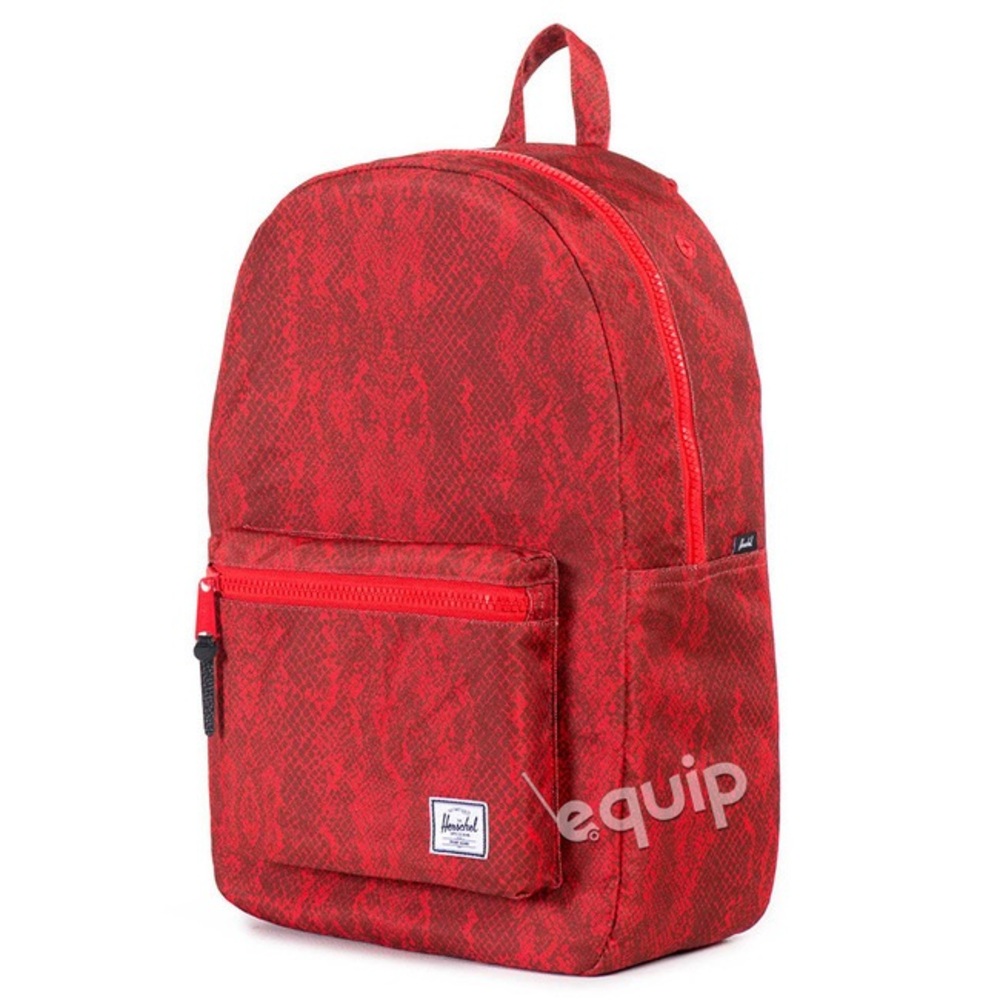 Herschel red snakeskin napsack
